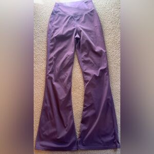 Halara Purple Flared Yoga Pants